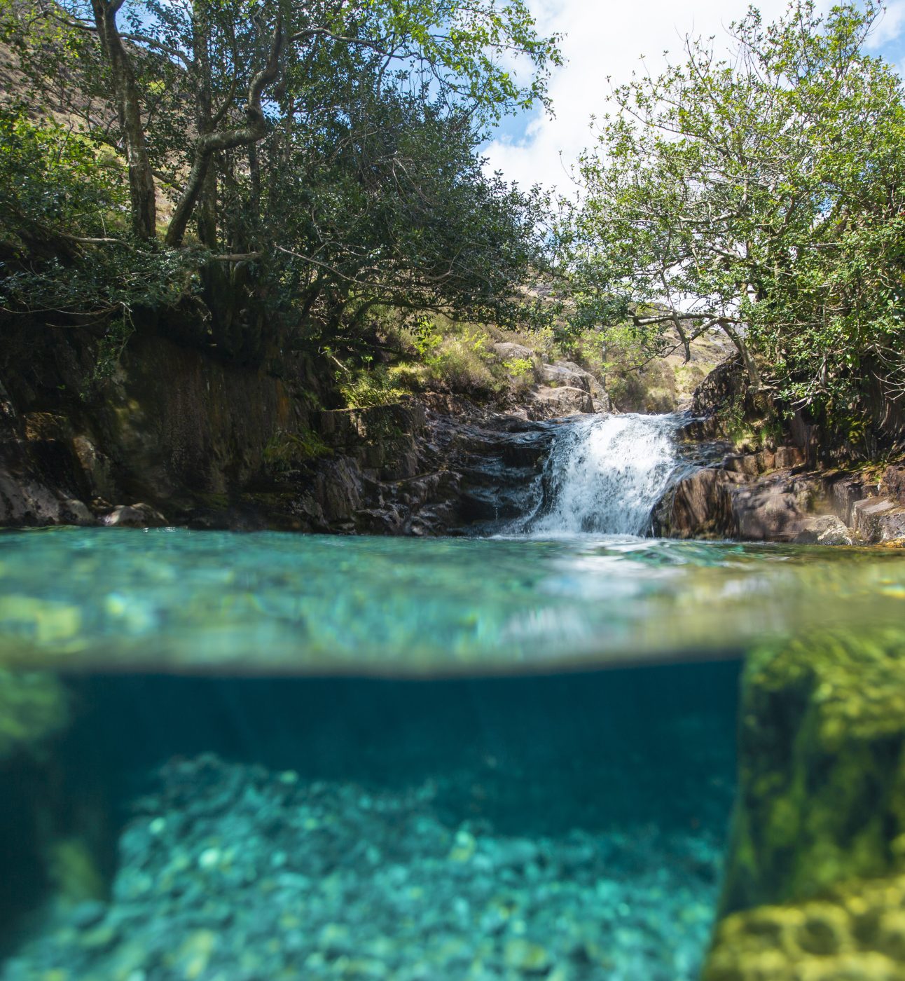 Waterfall in Eryri