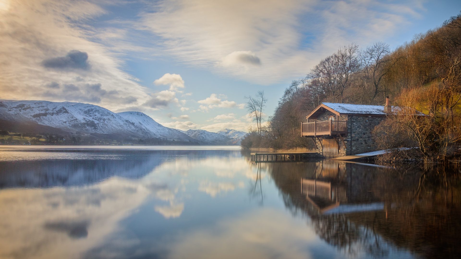 Ullswater Boatwater in Lake District