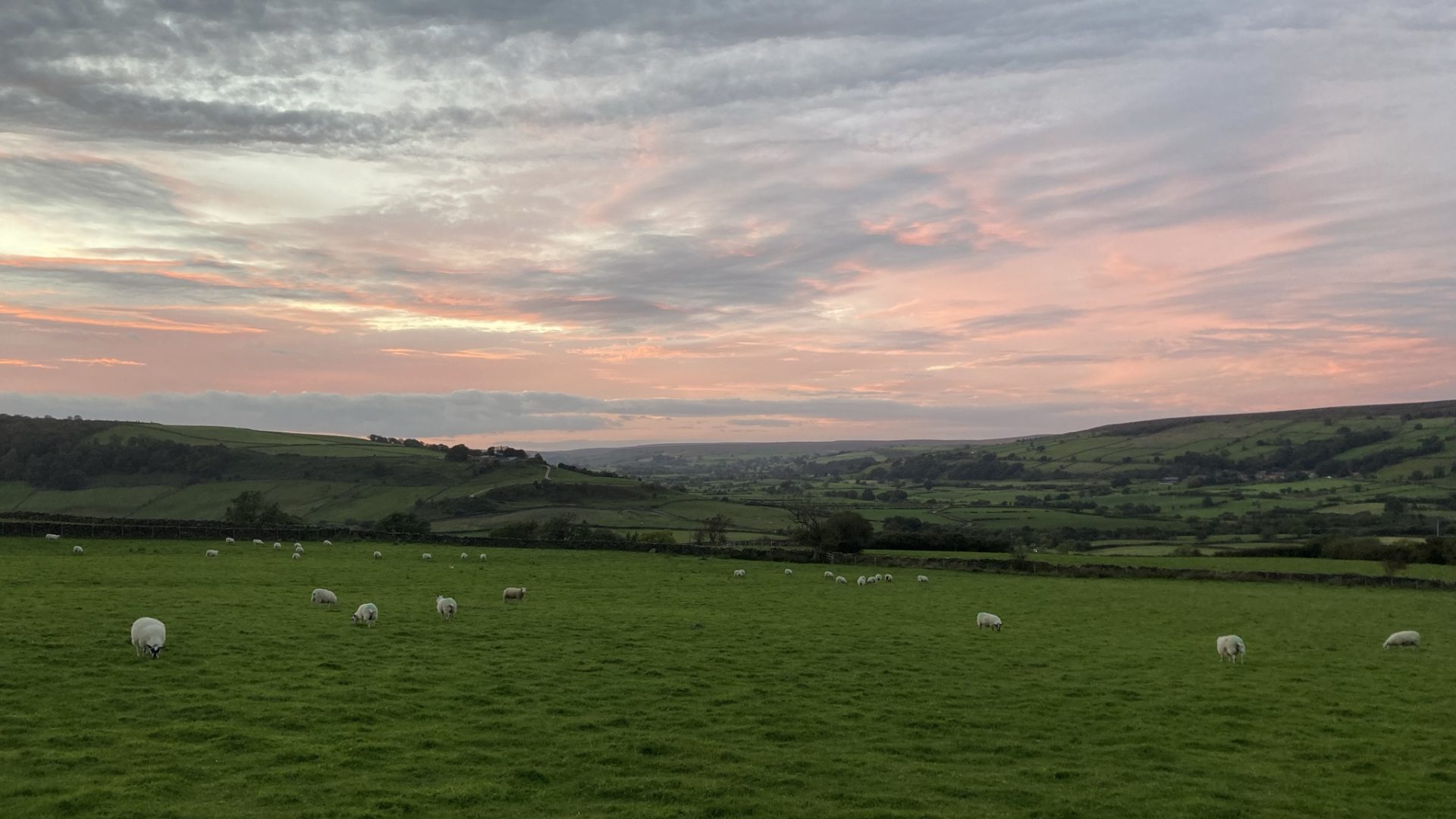 Sunset in North York Moors