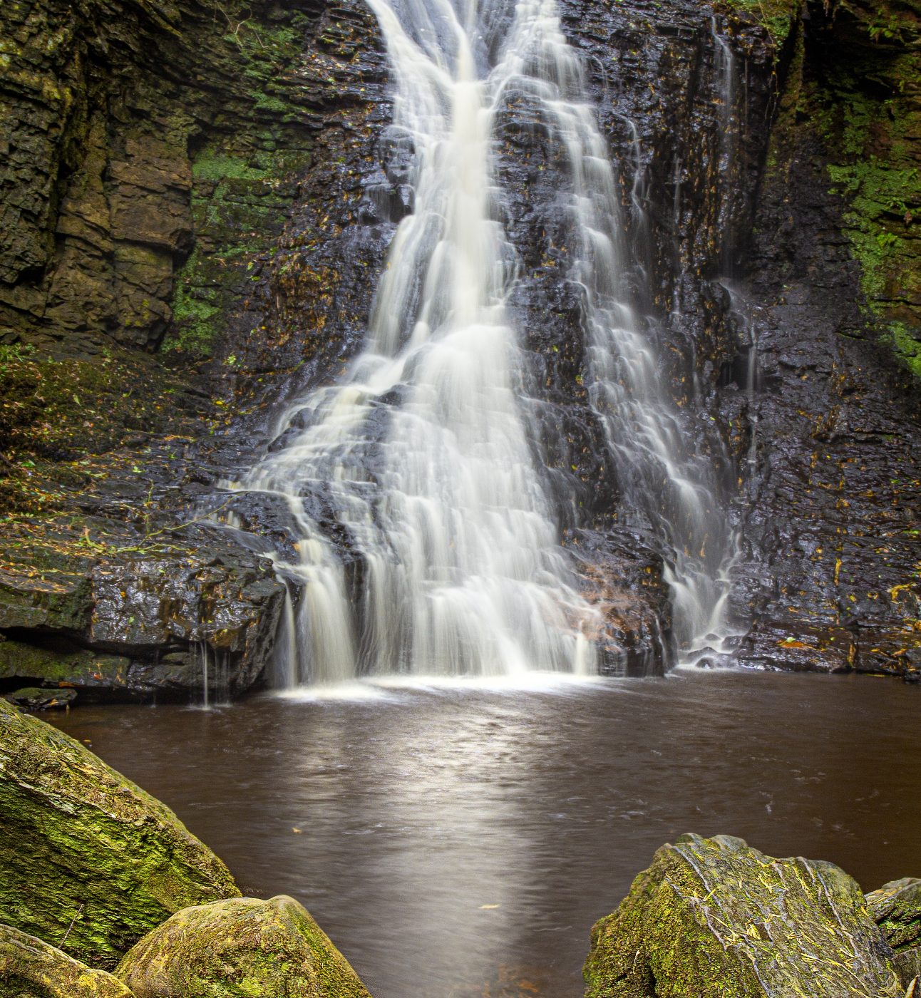 Hareshaw Linn in Northumberland