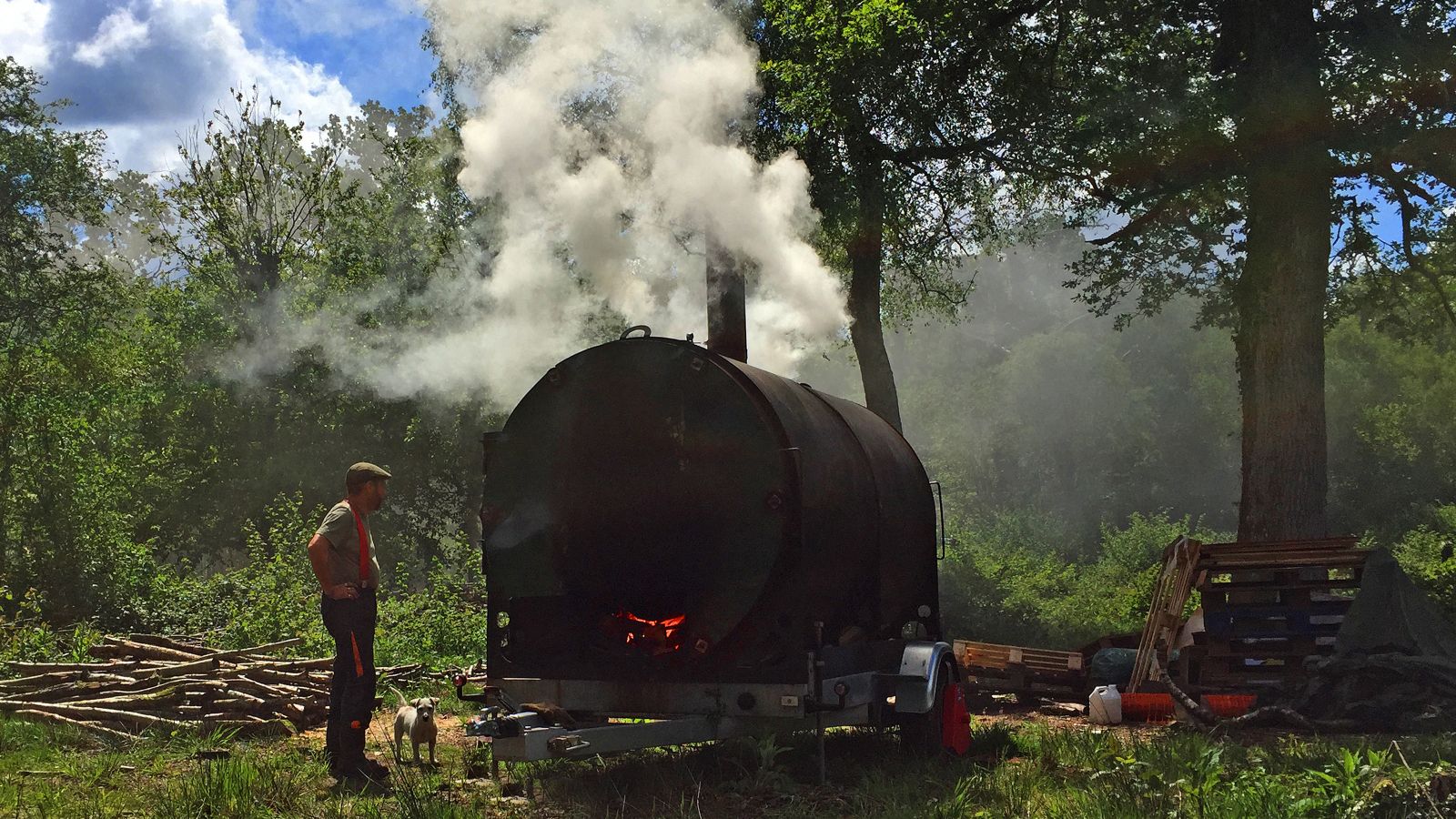 Returning charcoal making to the New Forest