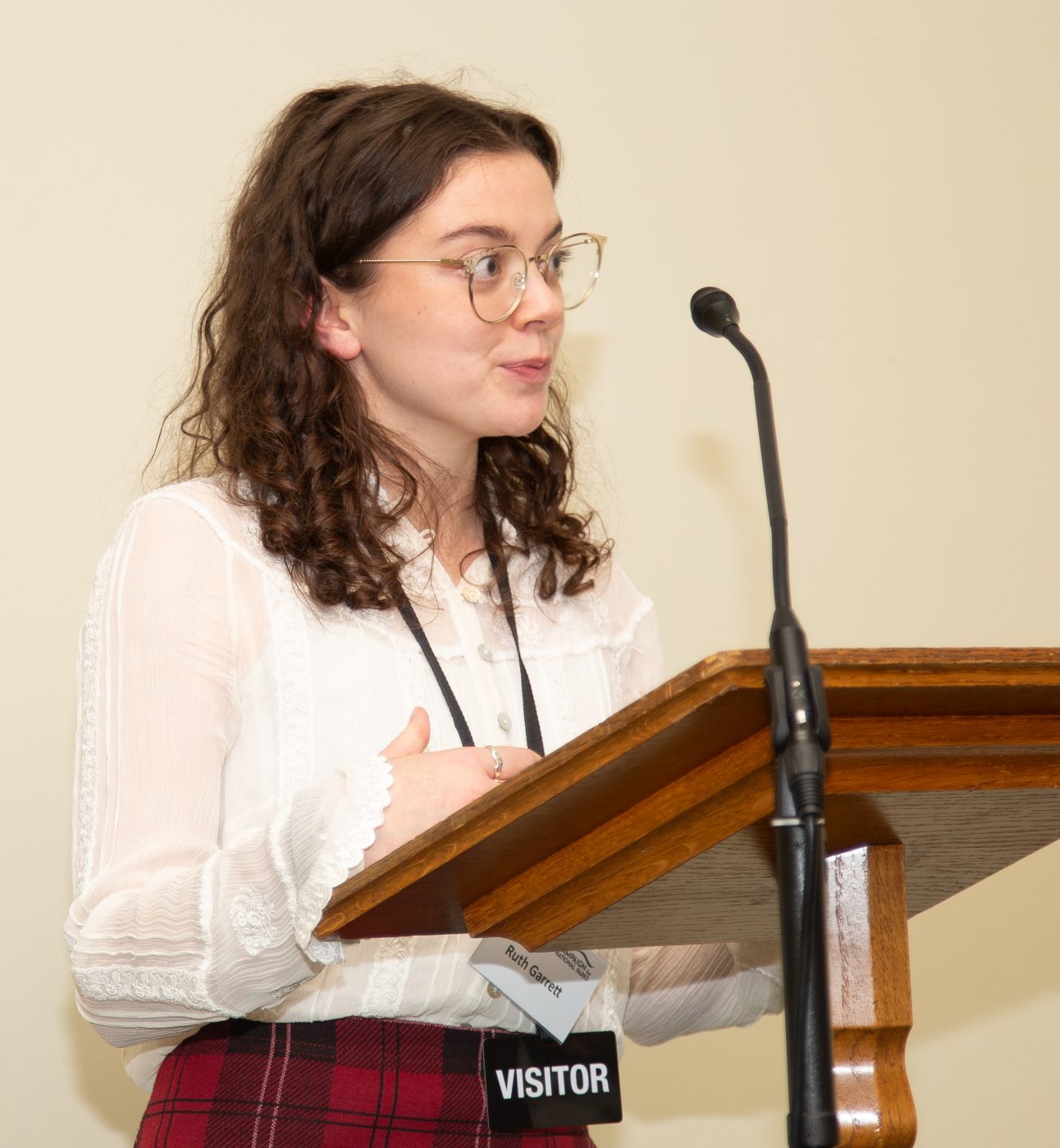 Ruth Garrett at the 2023 National Park Protector Awards